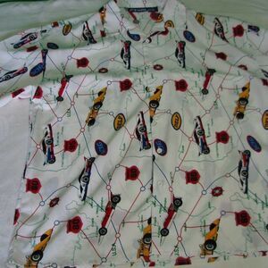 Vintage Shelton Delf Racing Polyester Shirt